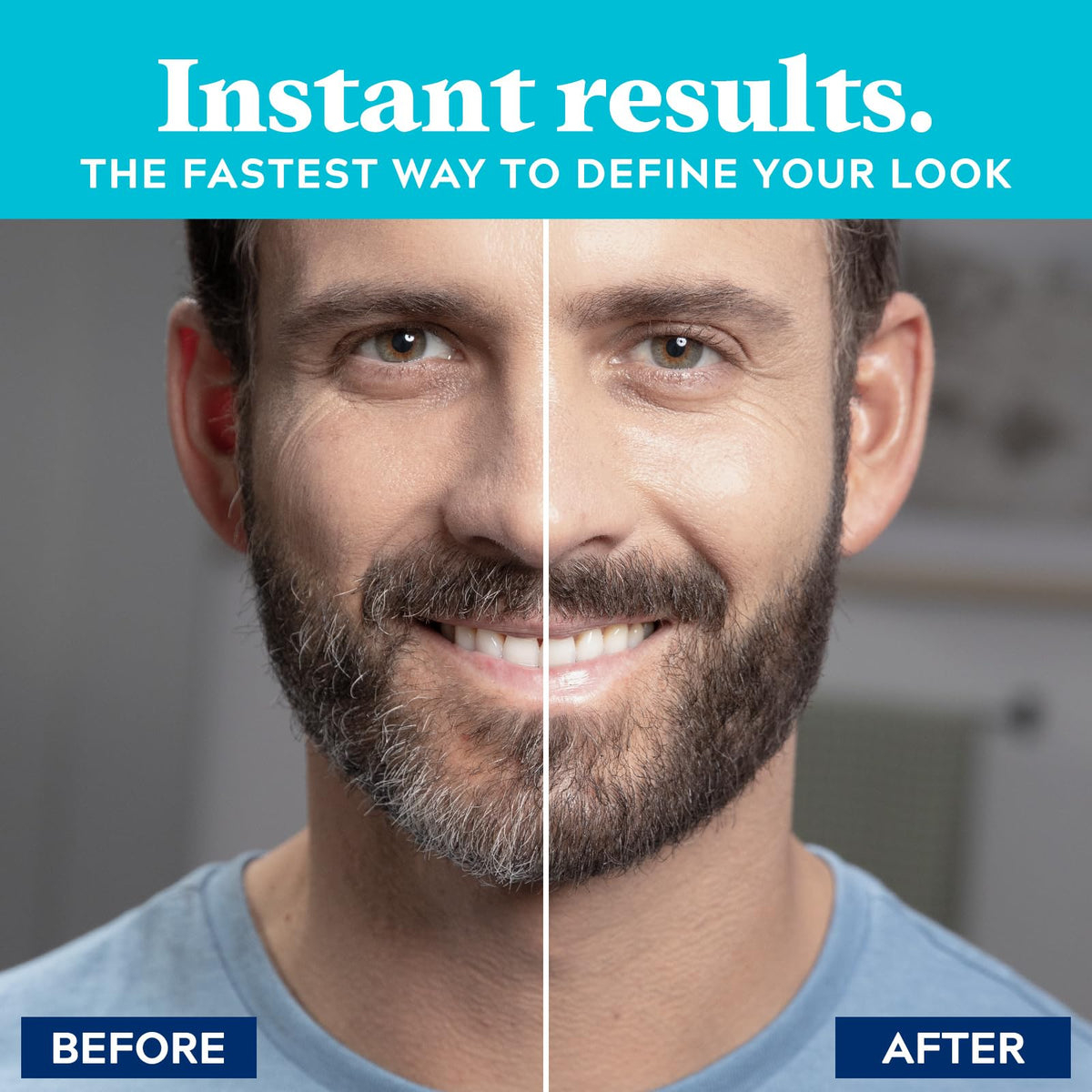 Just for Men 1-Day Beard & Brow Colour Dark Brown packaging