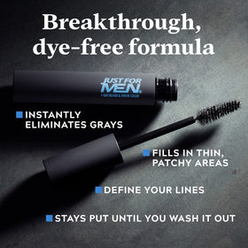 Just for Men 1-Day Beard & Brow Colour Medium Brown in use on beard