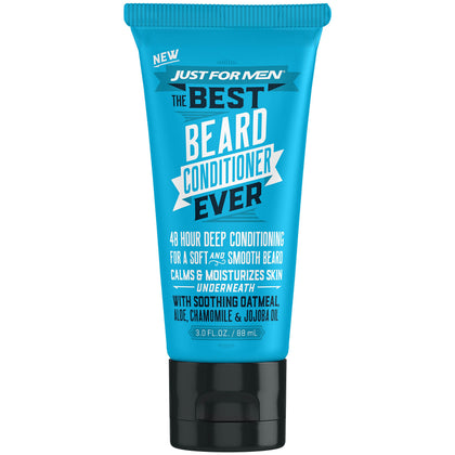Just for Men Beard Conditioner 3oz front view with packaging