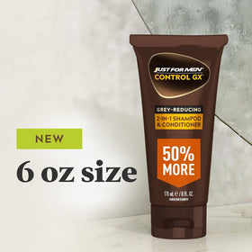 Just for Men Control GX 2-in-1 Shampoo & Conditioner packaging