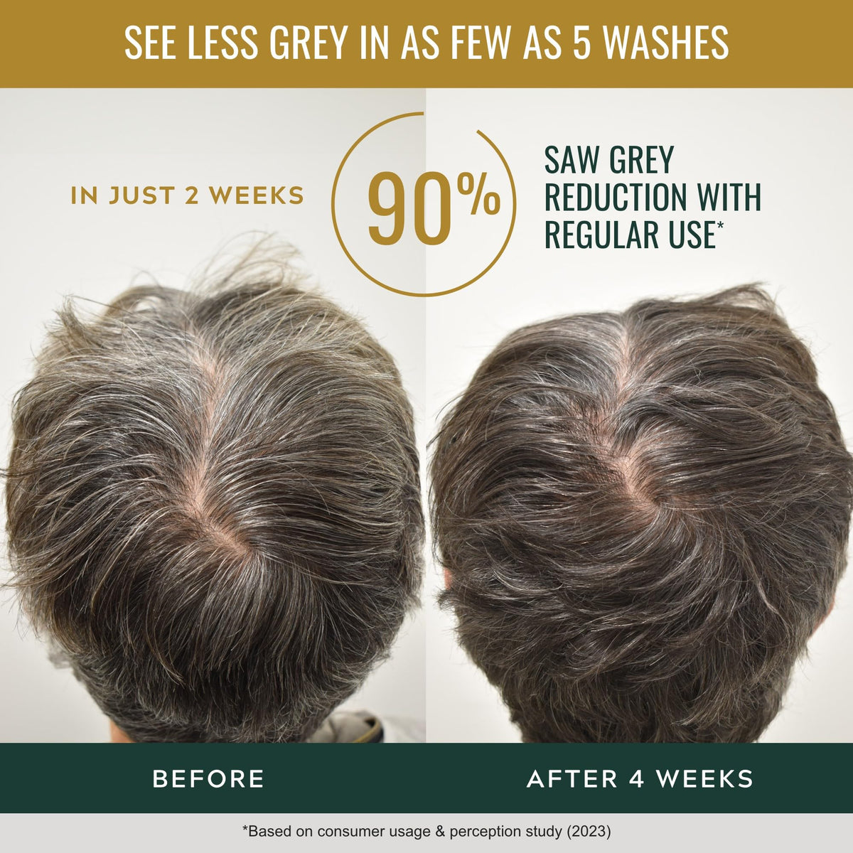 Just for Men Control GX + THK Shampoo and Conditioner side view