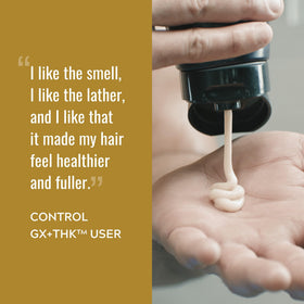 Just for Men Control GX + THK Shampoo and Conditioner texture close-up