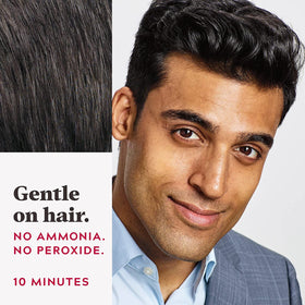 Just for Men Easy Comb-In Color Rich Black application process