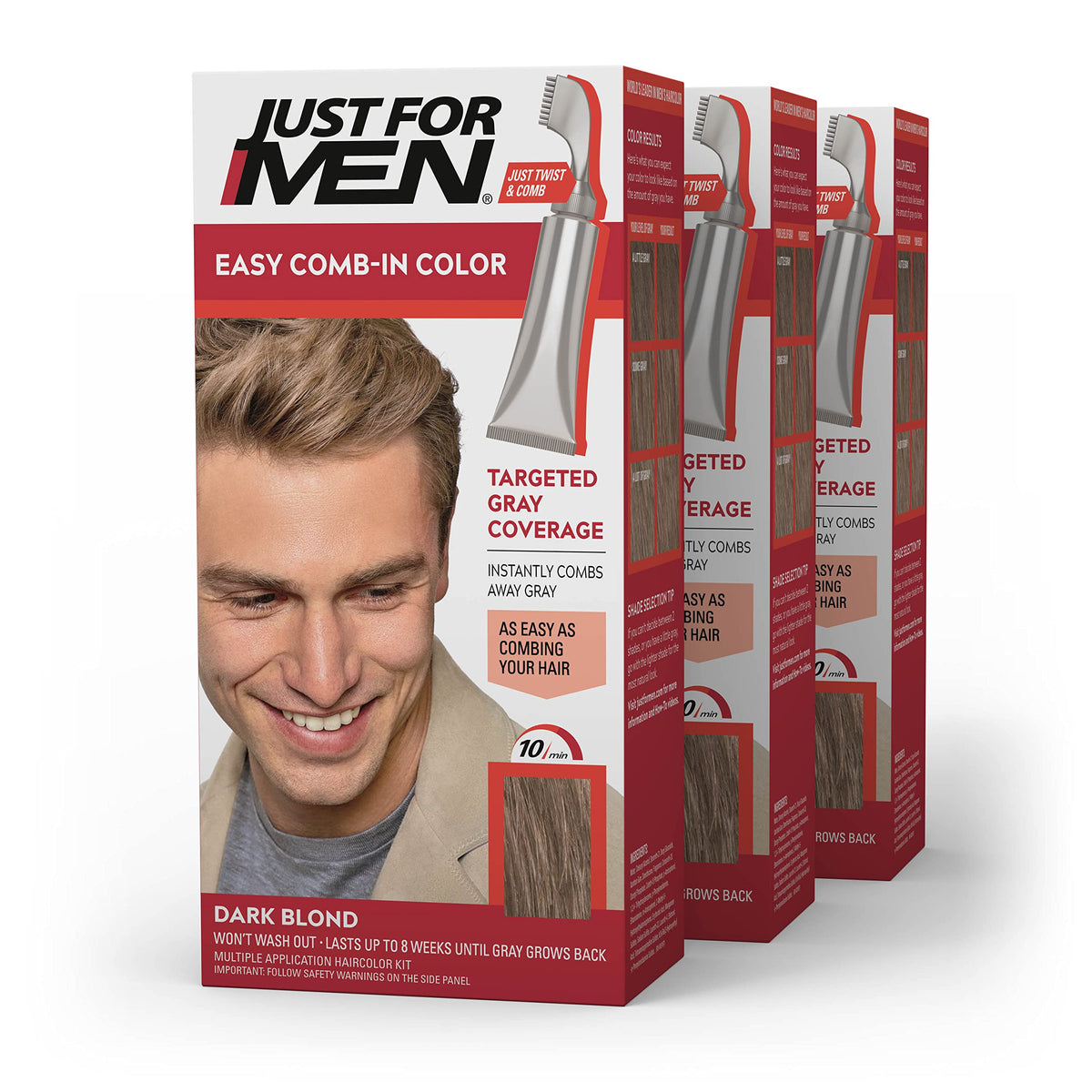 Just for Men Easy Comb-In Colour Dark Blond A-15 front view