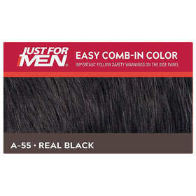 Just for Men Easy Comb-In Colour Real Black A-55 close-up of ingredients