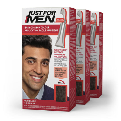 Just for Men Easy Comb-In Colour Rich Black front view