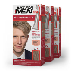 Just for Men Easy Comb-In Colour Sandy Blond front view