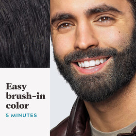 Just for Men Mustache & Beard Dye application process