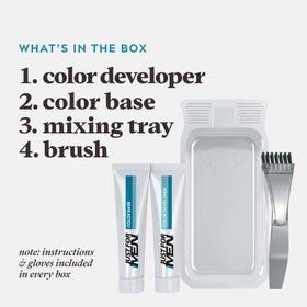Just for Men Mustache & Beard Dye application process