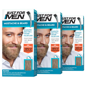 Just for Men Mustache & Beard Dye Blond M-10/15 pack front view