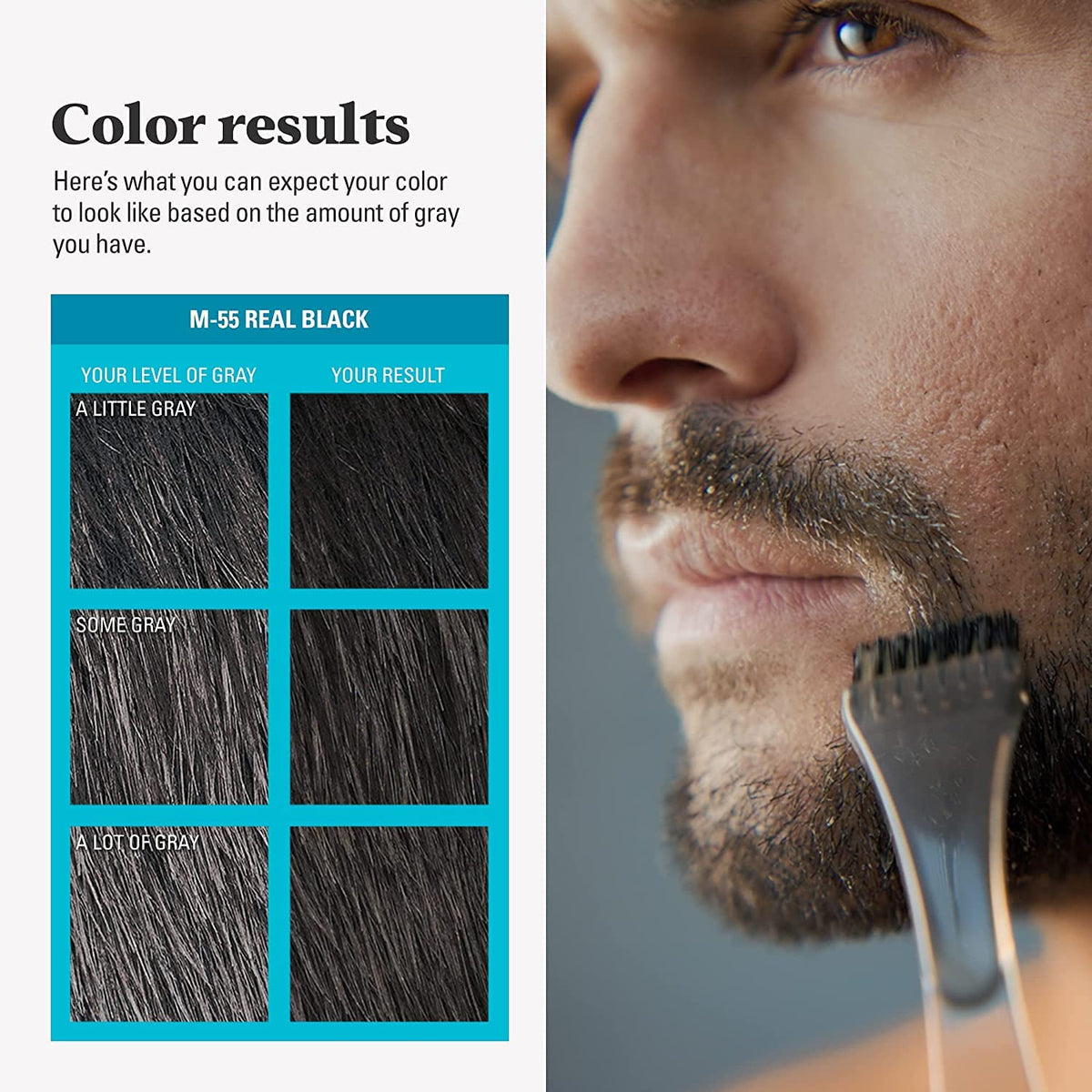 Just for Men Mustache & Beard Dye brush and developer