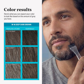 Just For Men Mustache & Beard Dye close-up of colour base and developer