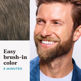 Just for Men Mustache & Beard Dye mixing process