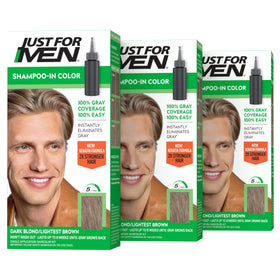 Just for Men Shampoo-In Color Dark Blond H-15 front view packaging
