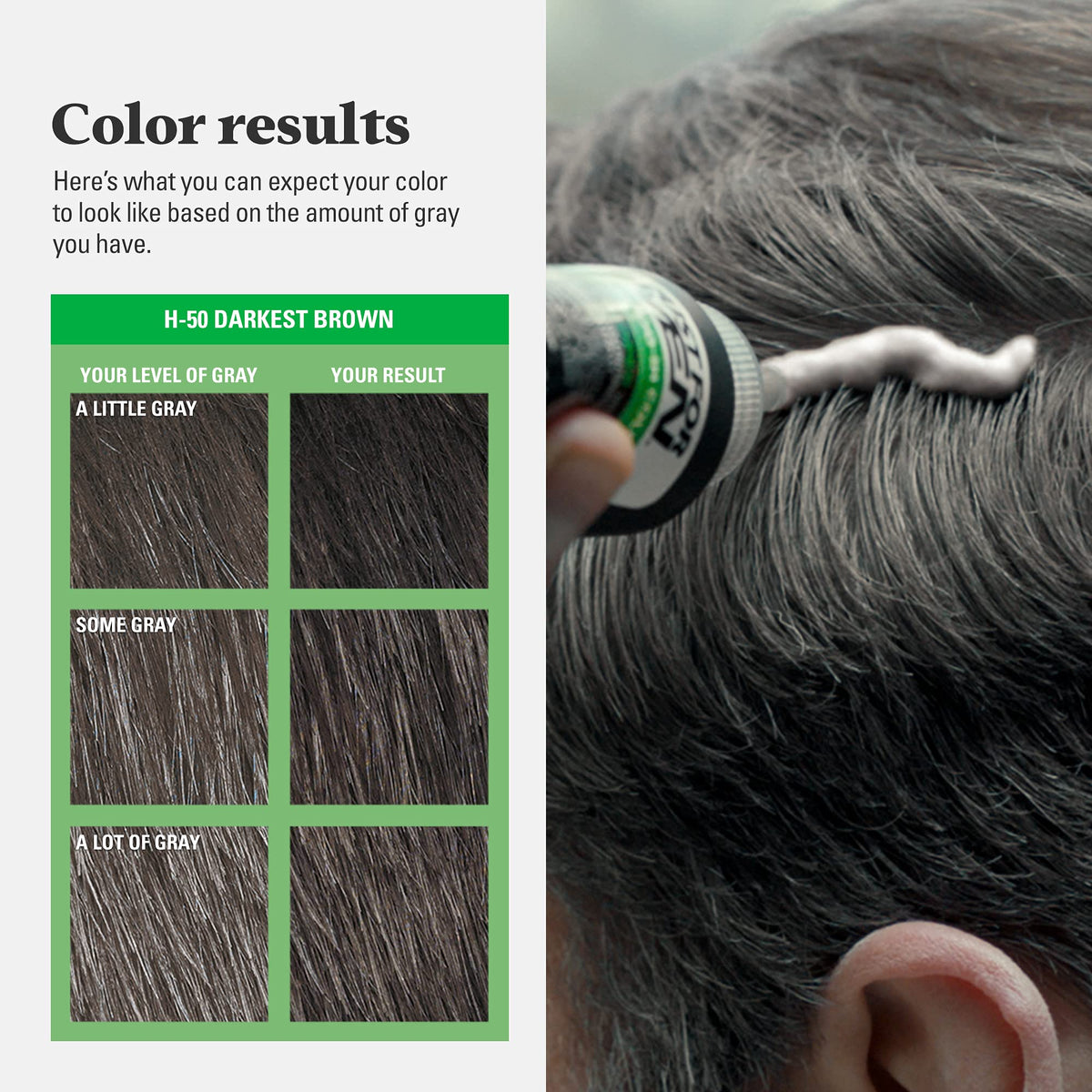 Just for Men Shampoo-In Color Darkest Brown H-50 product details