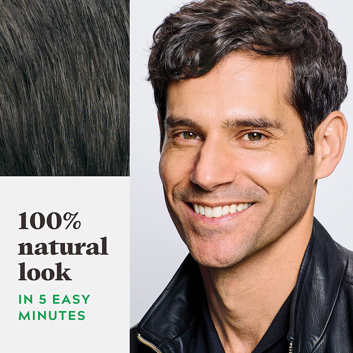 Just for Men Shampoo-In Color Deep Dark Brown H-46 side view
