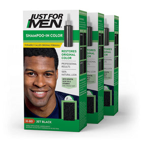 Just for Men Shampoo-In Color Jet Black H-60 front view