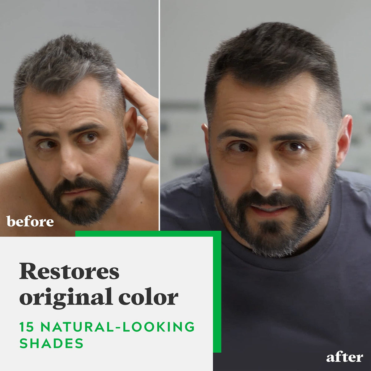 Just for Men Shampoo-In Color Light Brown H-25 applicator bottle