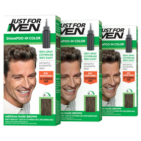 Just for Men Shampoo-In Color Medium-Dark Brown H-40 front view