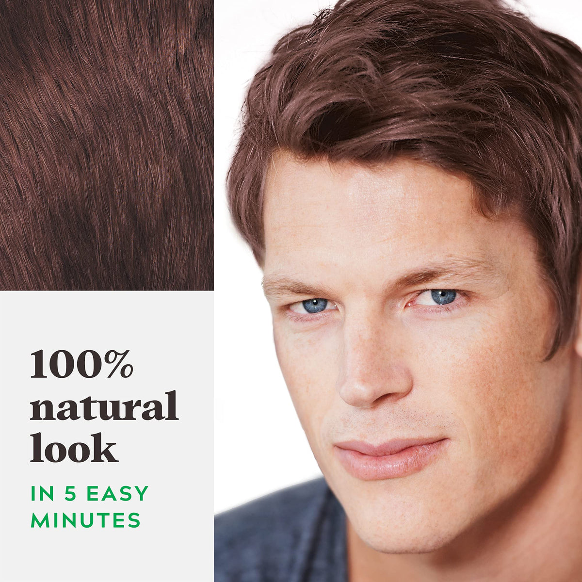 Just for Men Shampoo-In Color Medium Red Brown H-37 application process