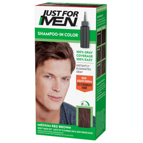 Just for Men Shampoo-In Color Medium Red Brown H-37 front view