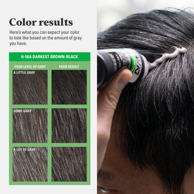 Just for Men Shampoo-In Color Real Black H-55 side view