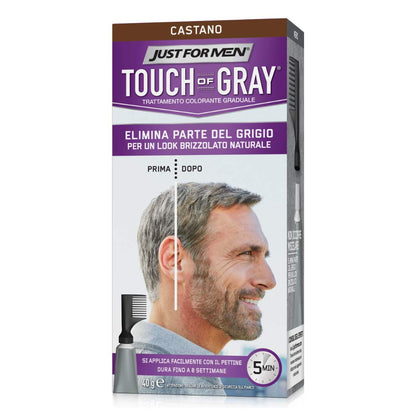 Just for Men Touch of Gray Dark Brown T-45 hair colour packaging