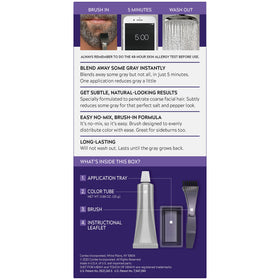 Just for Men Touch of Gray Mustache & Beard ingredients list