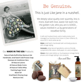 Just Like Jane Natural Nails Finishing Wax in eco-friendly packaging