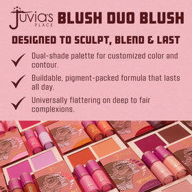 Juvia's Place Duo Blush Vol. 2 back view showing ingredients