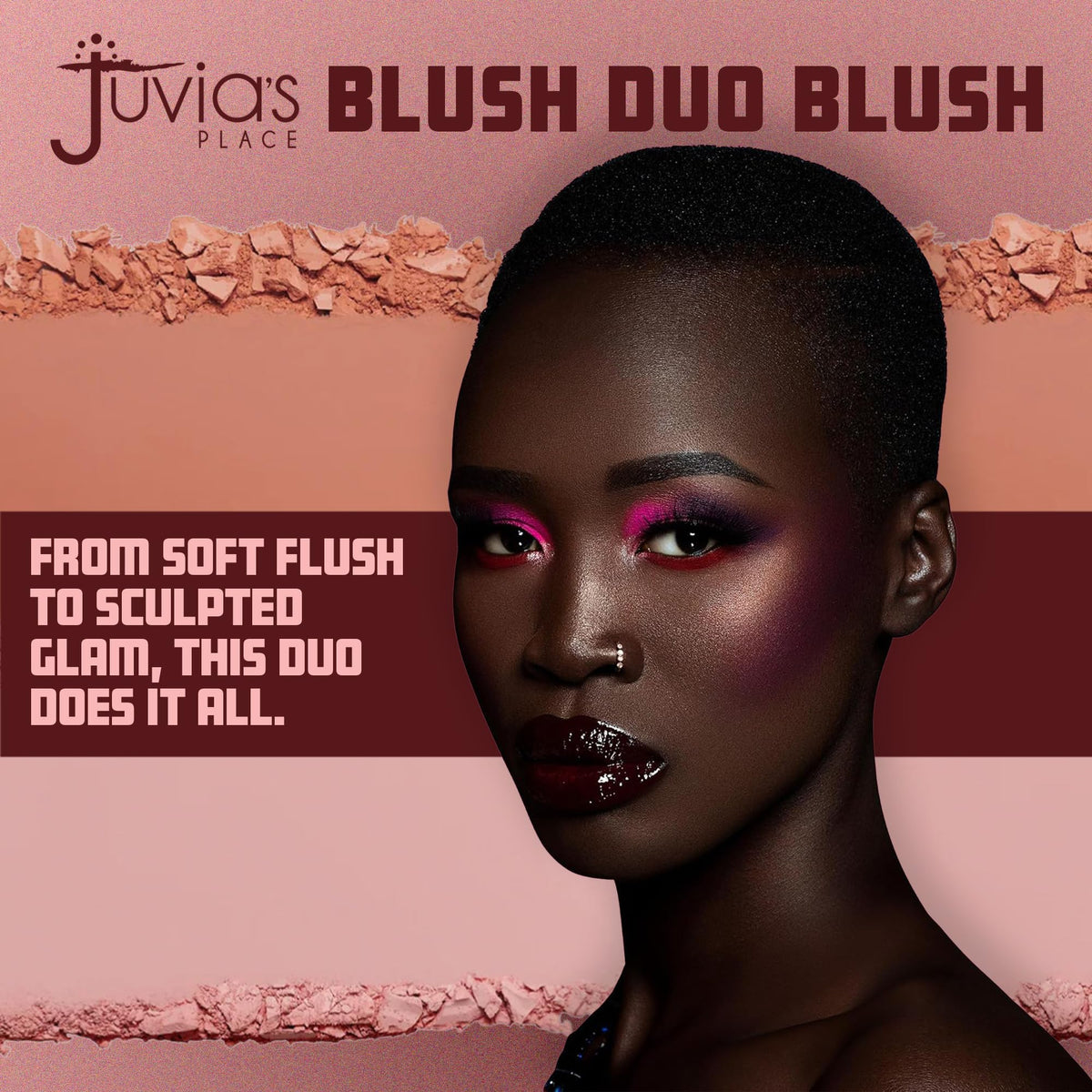 Juvia's Place Duo Blush Vol. 2 packaging display