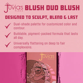 Juvia's Place Duo Blush Volume 4 close-up of blush texture