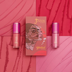 Juvia's Place Duo Blush Volume 5 on makeup vanity