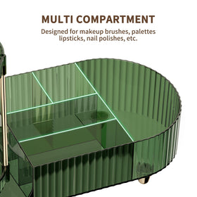Jywantful 360 Rotating Makeup Organizer with perfume trays