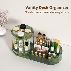 Jywantful Makeup Organizer close-up of rotating feature
