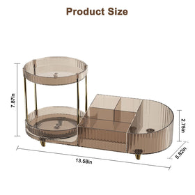 Jywantful Makeup Organizer with skincare products