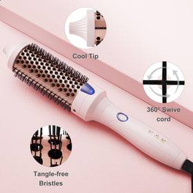 K&K 1.5 Inch Curling Brush packaging