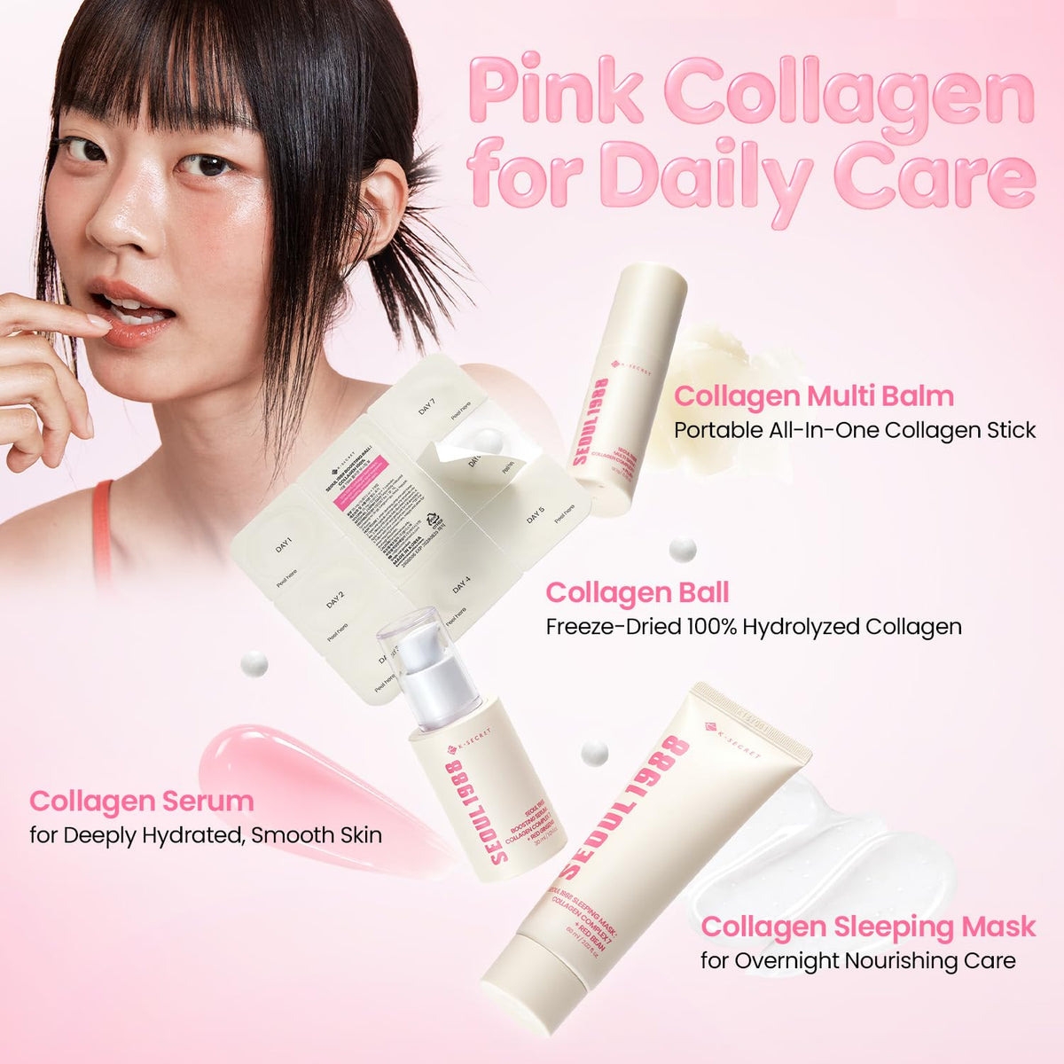 K-SECRET Collagen support Serum 30ml packaging