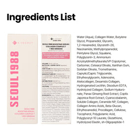 K-SECRET Collagen support Serum 30ml with drops on skin