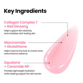 K-SECRET Collagen support Serum 30ml with ingredients list