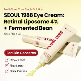 K-SECRET Retinal Eye Cream 30ml showing texture on skin