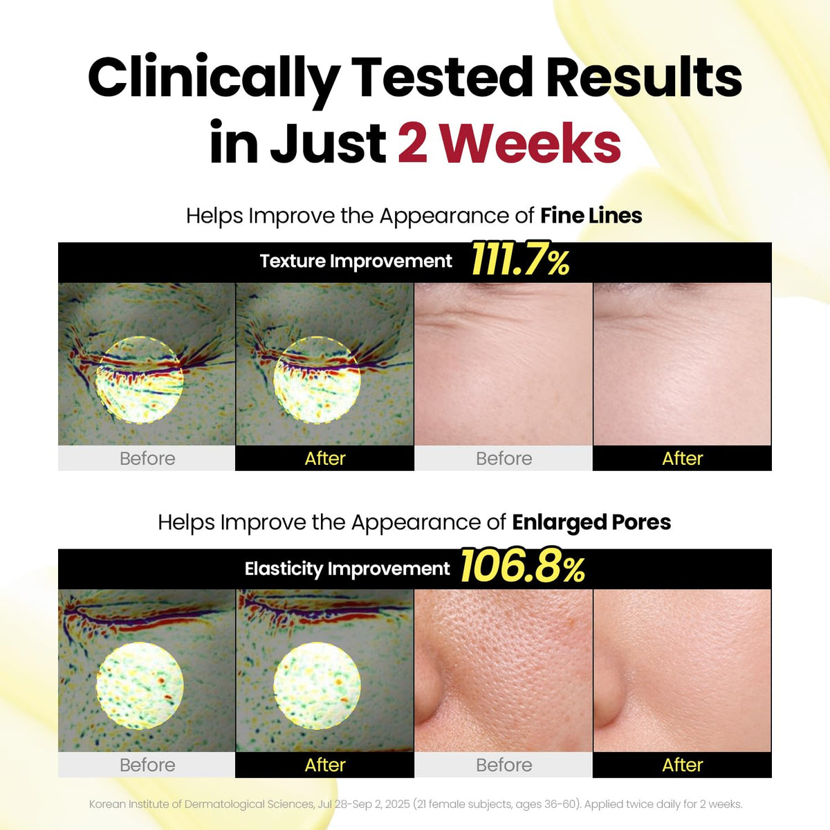 K-SECRET Retinal Serum 30ml texture on skin