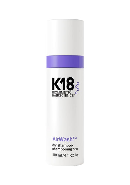 K18 AirWash Non Aerosol Dry Shampoo Spray front view 4 Fl oz