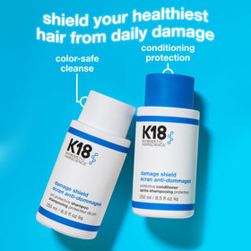 K18 Damage Shield conditioner bottle close-up