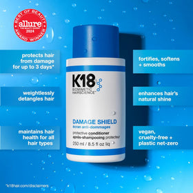 K18 Damage Shield Conditioner bottle side view