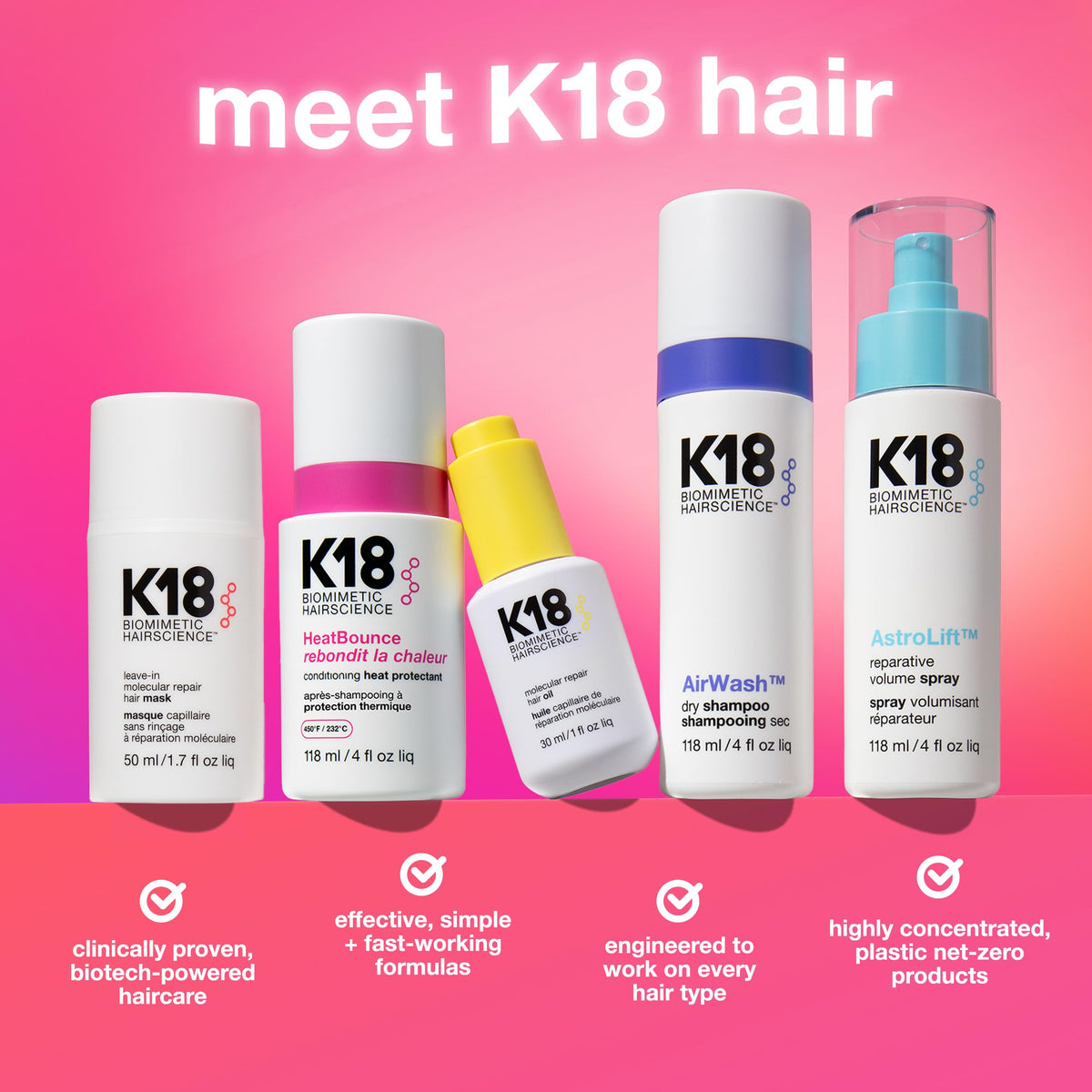 K18 Damage Shield Conditioner ingredients list