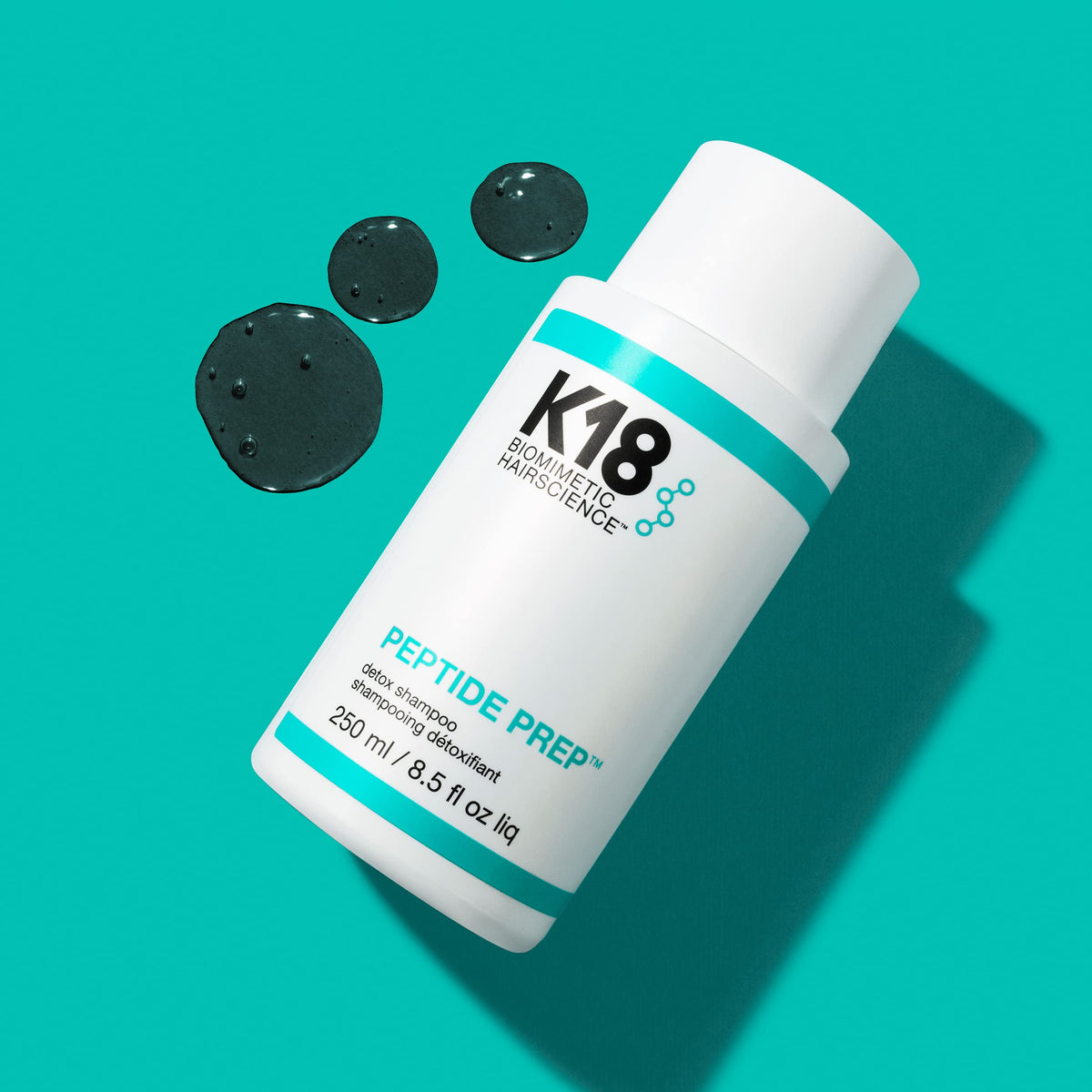 K18 Peptide Prep Detox Shampoo 8.5 Fl oz side view