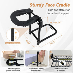 KAAMOS Massage Headrest with memory foam pillow
