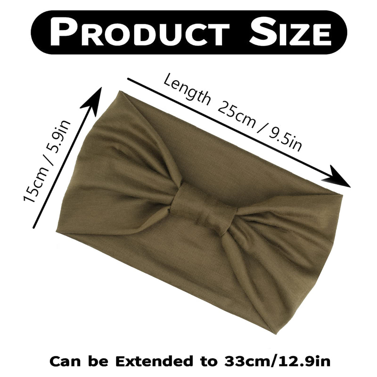 Kachanaa headband showing soft material and twisted knot design
