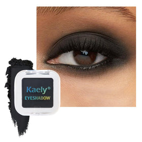 Kaely Black Matte Pressed Eyeshadow front view